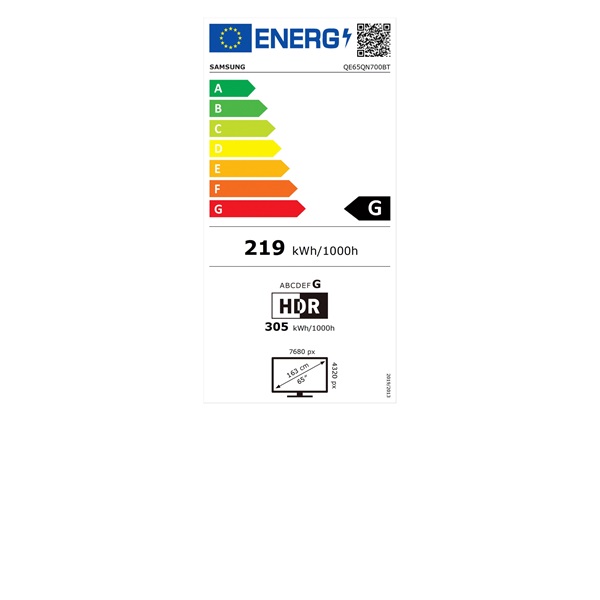 Samsung QE65QN700BTXXH 65" Neo QLED 8K Smart TV (2022)