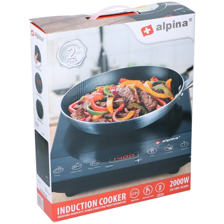 Alpina 871125218286 FŐZŐLAP INDUKCIÓS 1 LAPOS