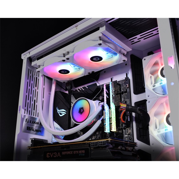 ID-Cooling  ZOOMFLOW 240 XT SNOW   2x12cm A-RGB LED CPU Water Cooler