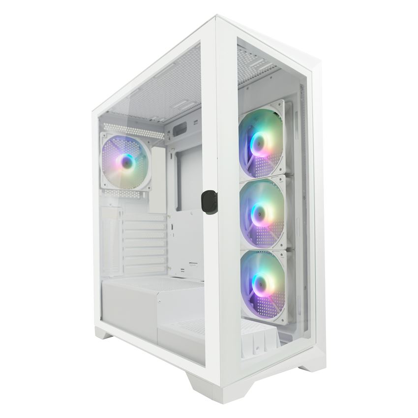 LC Power LC-806W-ON Gaming 806W - Crosswind_X táp nélküli ablakos ház fehér LC Power LC-806W-ON Gaming 806W - Crosswind_X táp nélküli ablakos ház fehér