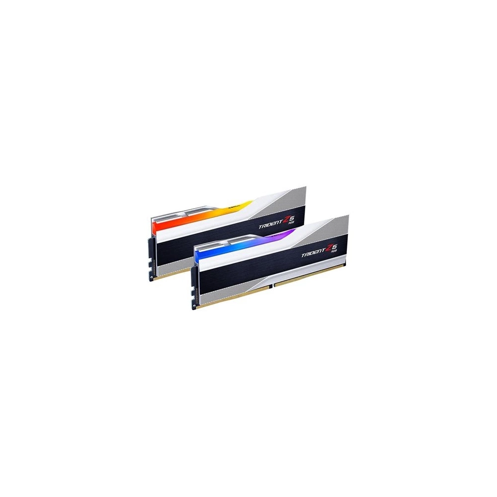 G.SKILL Trident Z5 RGB DDR5 6400MHz CL32 96GB Kit2 (2x48GB) Intel XMP Memória Ezüst