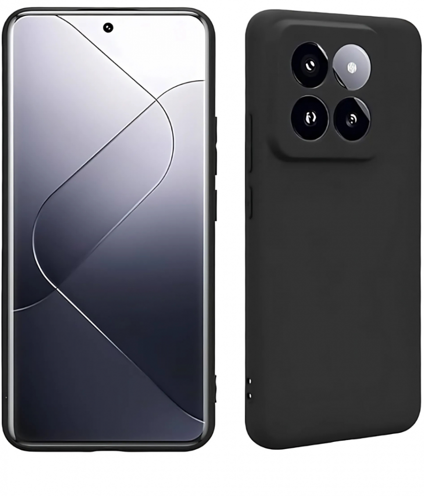 Xiaomi 14 Pro 5G prémium szilikon tok,Fekete