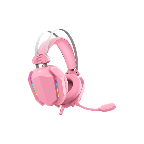 BARACUDA BGH-041P SEAGUL-P gamer fejhallgató mikrofonnal, pink