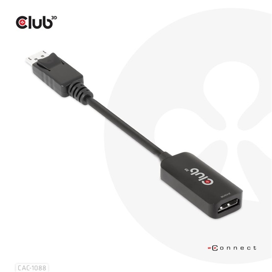  Club3D DisplayPort1.4 to HDMI 4K120Hz/8K60Hz HDR Active adapter 