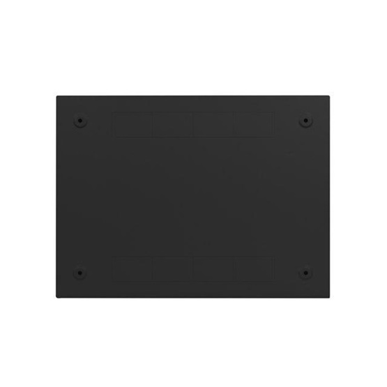 Lanberg rack szekrény 19" fali 4U+3U/540x200 alacsony profil, fekete (összeszerelve)