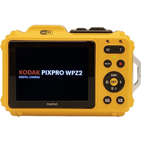 Kodak Pixpro WPZ2 vízálló, porálló, ütésálló digitális fényképezőgép, sárga