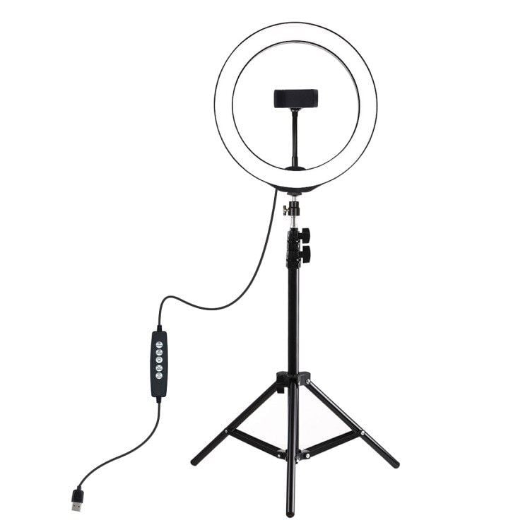 Puluz RGBW LED körlámpa telefontartóval (PKT3044) Puluz RGBW LED körlámpa telefontartóval (PKT3044)