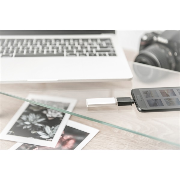 Assmann USB A -> USB C adapter fekete (AK-300506-000-S)