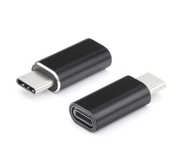Adapter (Type-C, - lightning 8 pin aljzat) FEKETE Adapter (Type-C, - lightning 8 pin aljzat) FEKETE