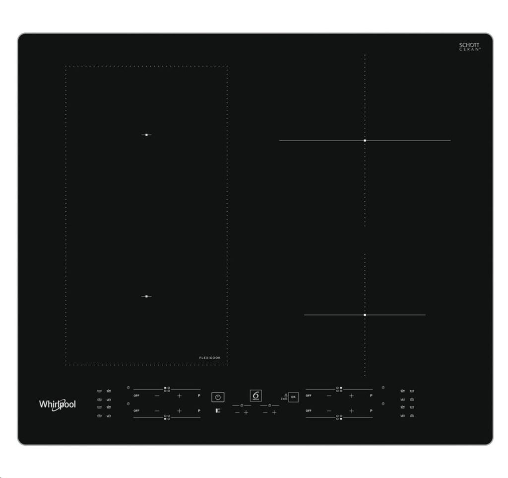 Whirlpool WL B5860 AL indukciós főzőlap Whirlpool WL B5860 AL indukciós főzőlap