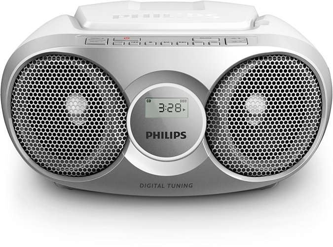 Philips AZ215S/12 hordozható CD lejátszó ezüst Philips AZ215S/12 hordozható CD lejátszó ezüst