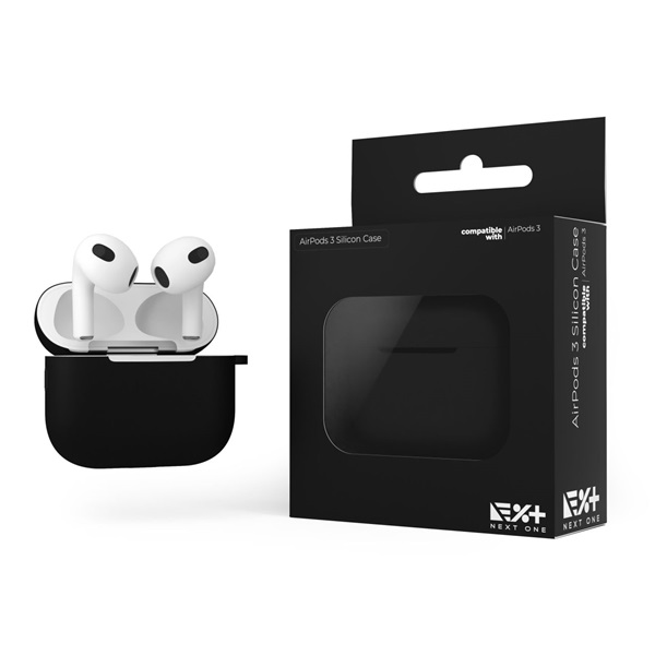 Next One Silicone Case for AirPods 3 Fekete