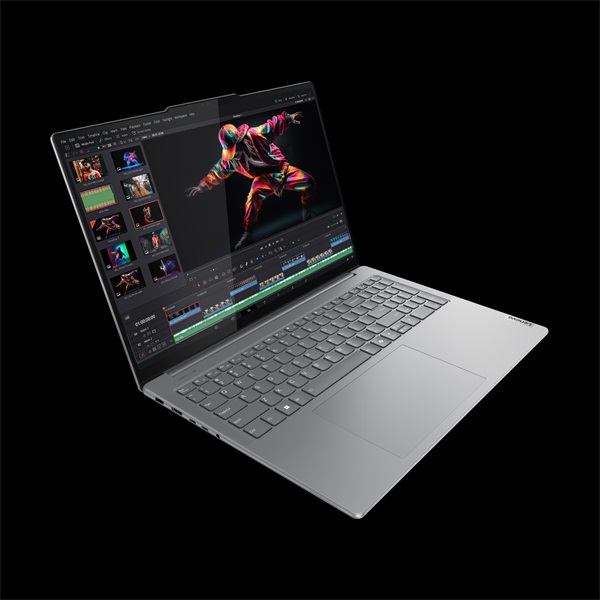 LENOVO Yoga Pro 9 16IAH10, 16.0" 3.2K Touch, Intel Core U9 285H, 64GB, 2TB SSD, nV RTX5070 8GB, Win11 Home, Luna Grey