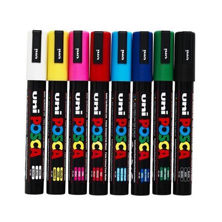 Uni "Posca PC-5M" dekormarker 1,8-2,5 mm fehér (PC-5M WHITE) Uni "Posca PC-5M" dekormarker 1,8-2,5 mm fehér (PC-5M WHITE)
