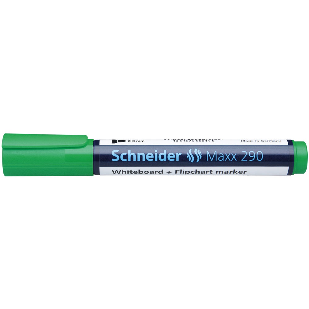 SCHNEIDER Tábla- és flipchart marker 2-3mm, kerek végű Maxx 290 zöld (29099 - 05) SCHNEIDER Tábla- és flipchart marker 2-3mm, kerek végű Maxx 290 zöld (29099 - 05)