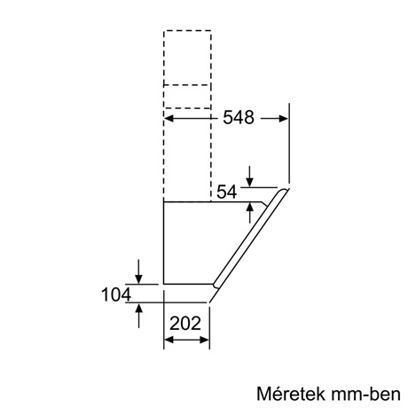 Bosch DWK98PR60 PÁRAELSZÍVÓ DÖNTÖTT