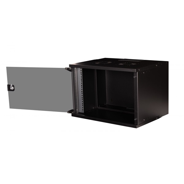 Equip Fali Rackszekrény EWM-07-5440-B  19" 7U 540x400mm  lapra szerelt Fekete 