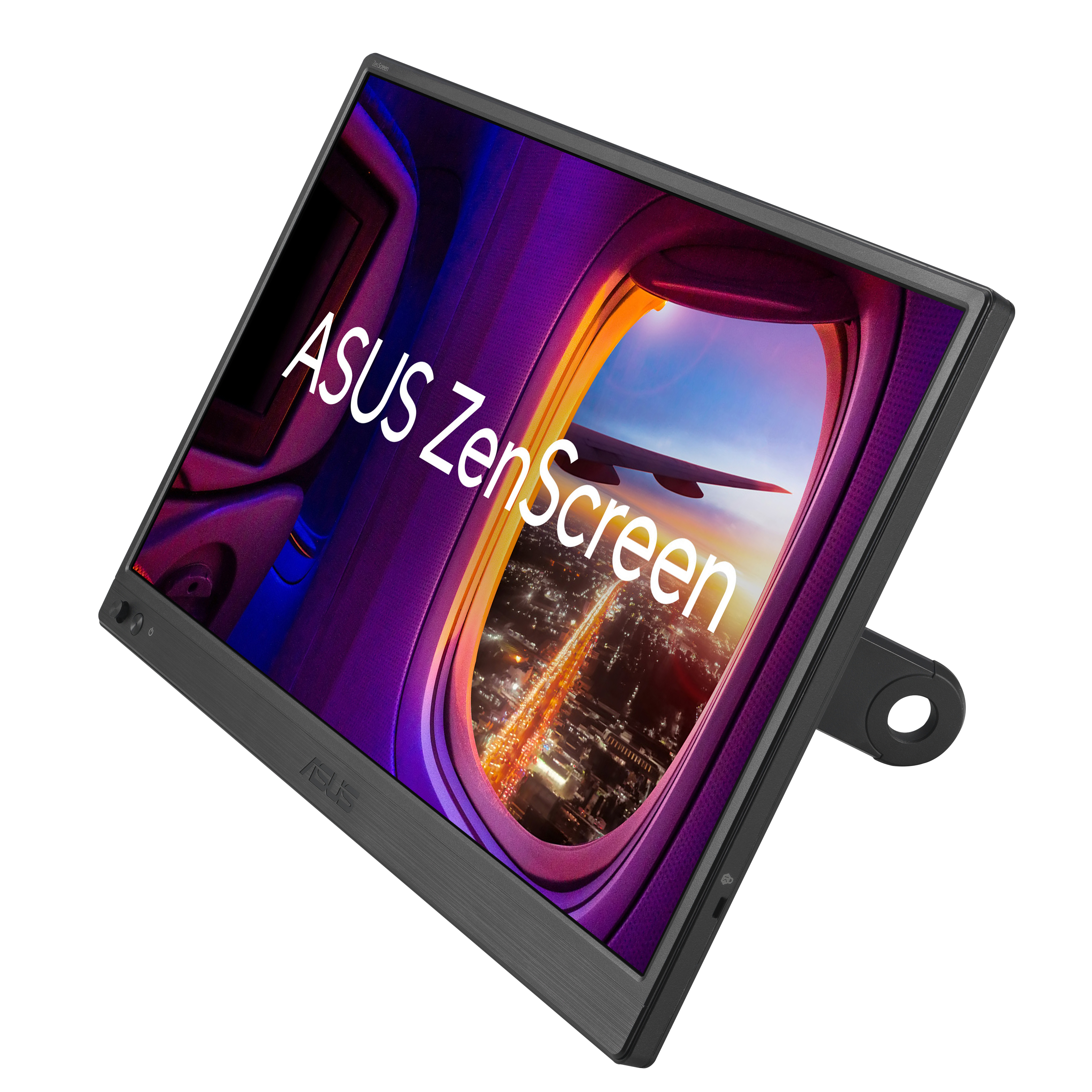 ASUS 15,6" MB169CK ZenScreen Hordozható monitor - 1920x1080, Full HD, LED, IPS, Hangszóró, Fekete