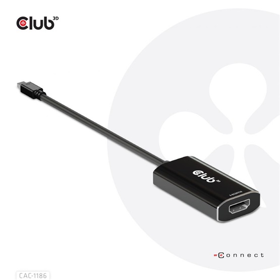  Club3D Mini DisplayPort 1.4 to HDMI 4K120Hz with DSC1.2 Active Adapter M/F