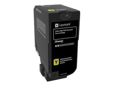 Lexmark 74C2HYE nagy kapacitású sárga tonerkazetta (12K) Lexmark 74C2HYE nagy kapacitású sárga tonerkazetta (12K)