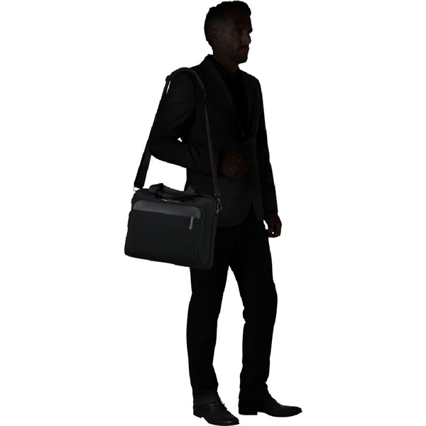 EVOSIGHT Slim Bailhandle 15.6"  laptop táska Fekete