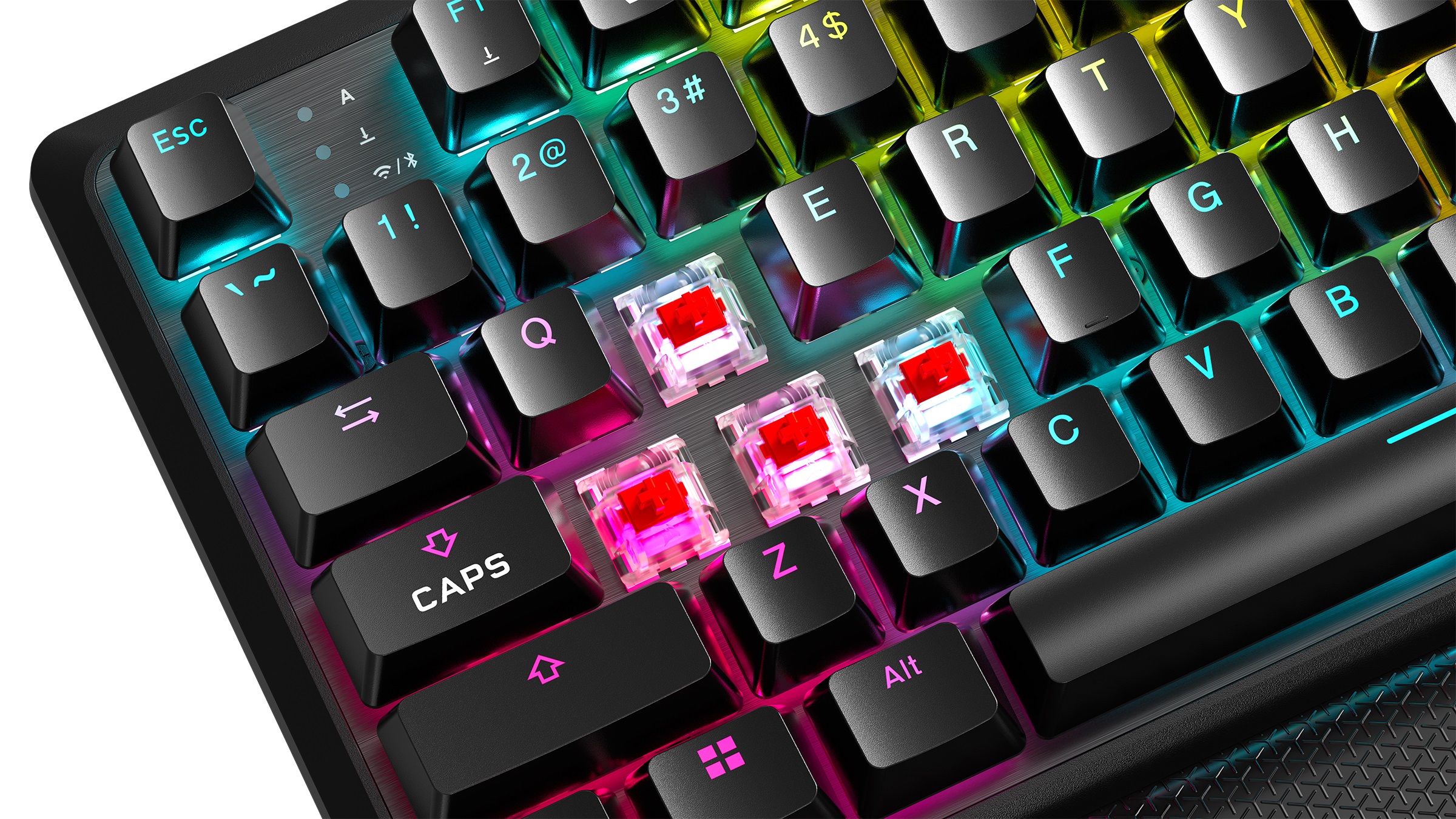 CORSAIR K70 CORE TKL WIRELESS RGB Mechanikus Gaming Billentyűzet