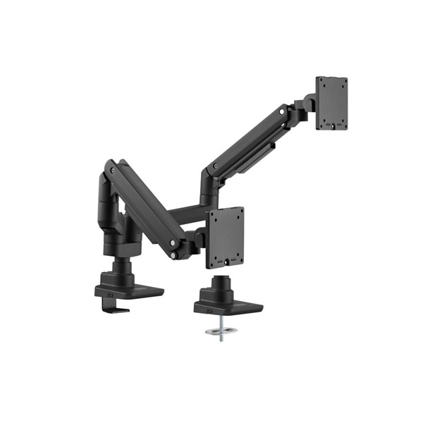 Equip 650182 17"-35" 2 monitor dönthető forgatható Max.: 2x20kg Monitor Asztali konzol fekete Equip 650182 17"-35" 2 monitor dönthető forgatható Max.: 2x20kg Monitor Asztali konzol fekete