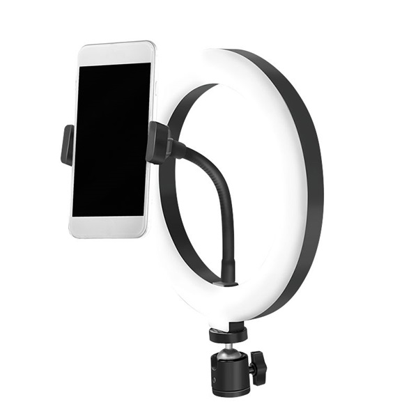 Logilink AA0151 20cm fekete LED körlámpa okostelefonhoz Logilink AA0151 20cm fekete LED körlámpa okostelefonhoz