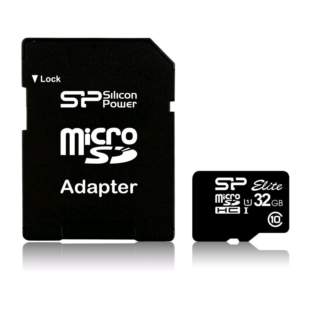 32GB microSDHC Silicon Power Elite U1 + SD adapter (SP032GBSTHBU1V10-SP) 32GB microSDHC Silicon Power Elite U1 + SD adapter (SP032GBSTHBU1V10-SP)