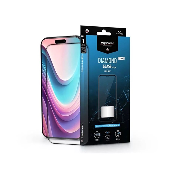 MSP MD9229 DGLFG iPhone 16 2.5D 9H fekete üveg kijelzővédő MSP MD9229 DGLFG iPhone 16 2.5D 9H fekete üveg kijelzővédő