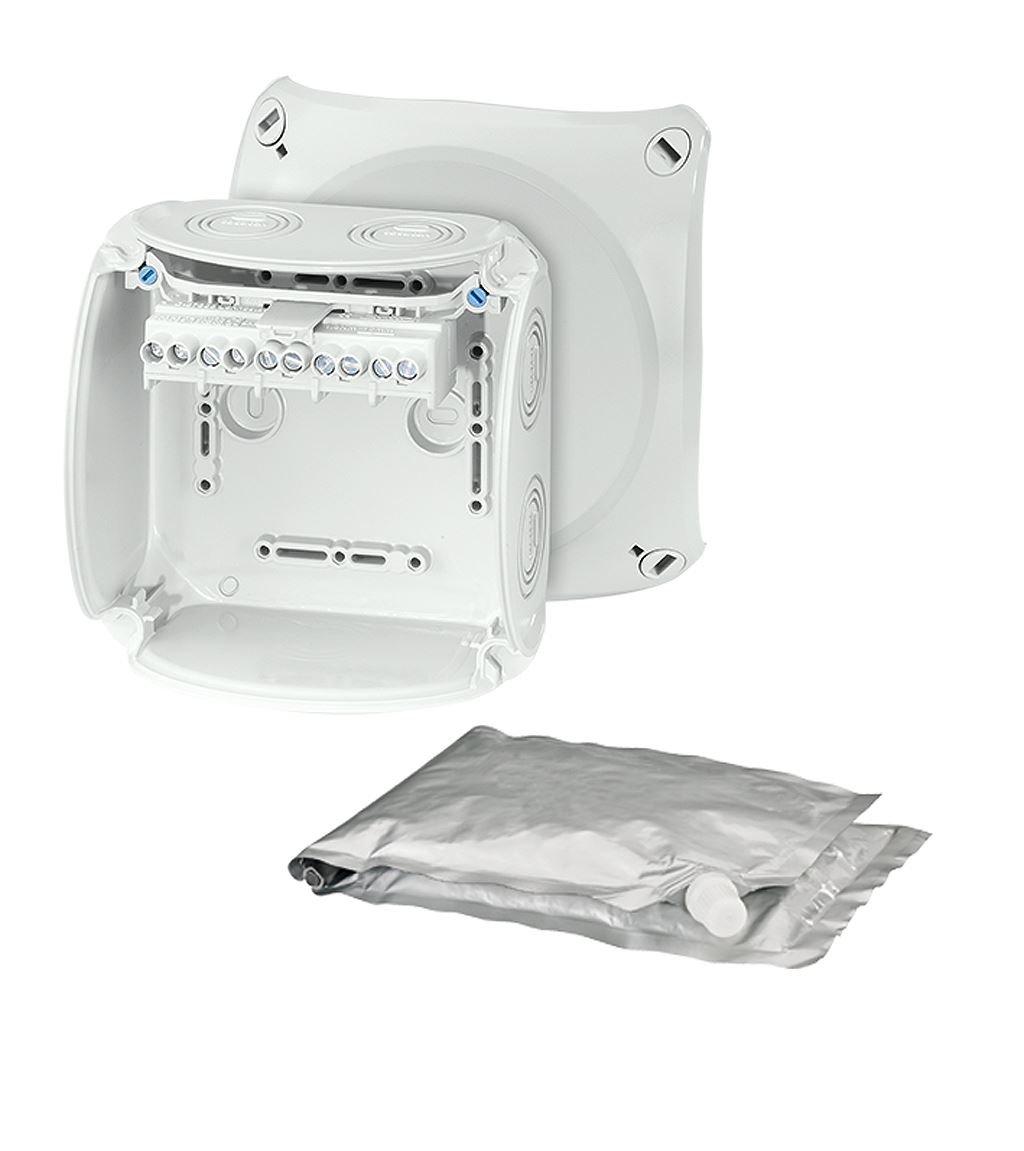 Hensel WP 0606 G vízálló kábelösszekötő doboz kiöntőmasszával szürke (62000105)