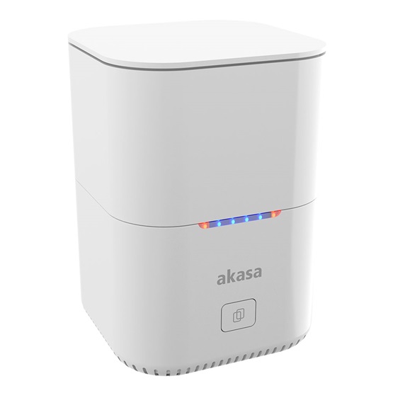 Akasa AK-DK09U3-WHCM DuoDock MX - 2 M.2 PCIe NVMe SSD állomás offline klónozással dokkoló Akasa AK-DK09U3-WHCM DuoDock MX - 2 M.2 PCIe NVMe SSD állomás offline klónozással dokkoló