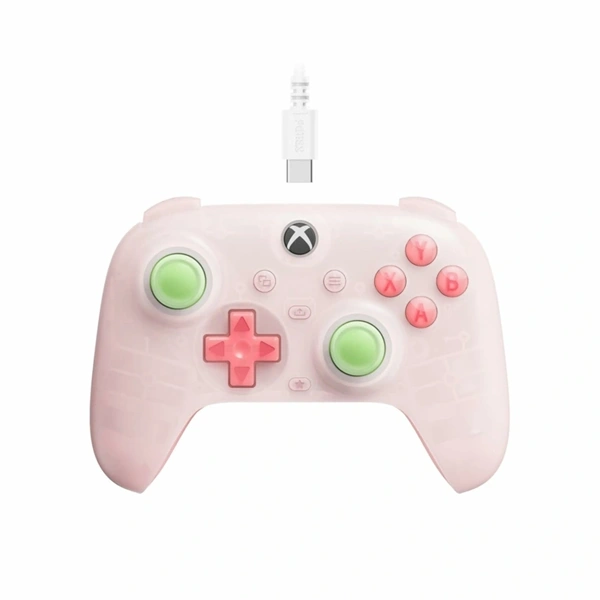 8Bitdo Ultimate Mini, Xbox Series X|S, Xbox One, PC, Official, Hall-Effect  vezetékes kontroller Pink