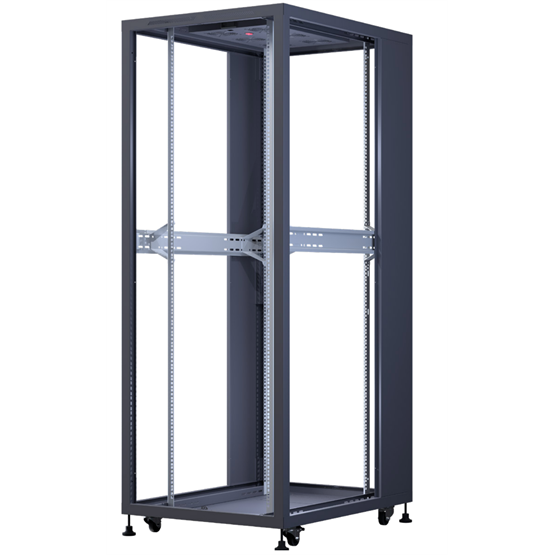 FORMRACK 26U Cosmoline 800x1000 19" szabadon álló rack szekrény - RAL9005 fekete