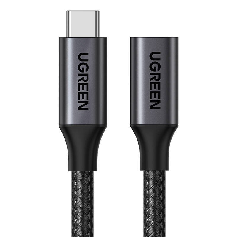 UGREEN US372 USB-C-USB-C Gen2 hosszabbító kábel, 1m (fekete) UGREEN US372 USB-C-USB-C Gen2 hosszabbító kábel, 1m (fekete)
