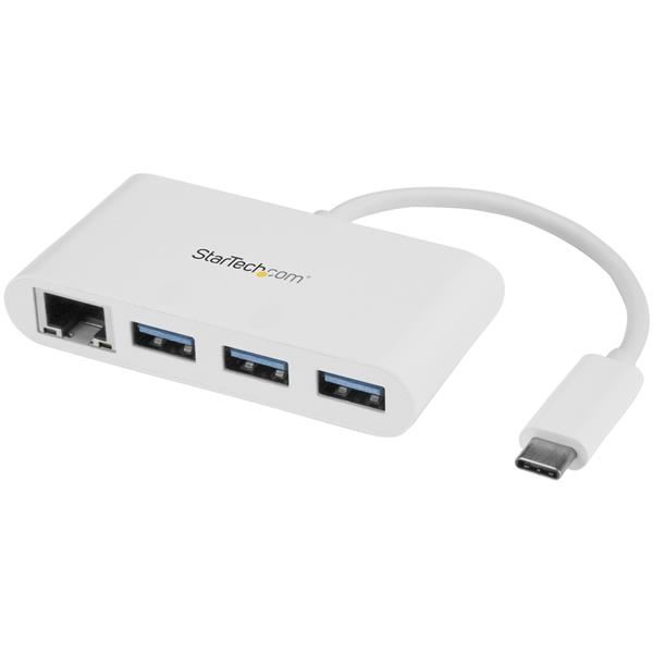 StarTech.com USB/Ethernet Combo Hub (HB30C3A1GEA) StarTech.com USB/Ethernet Combo Hub (HB30C3A1GEA)