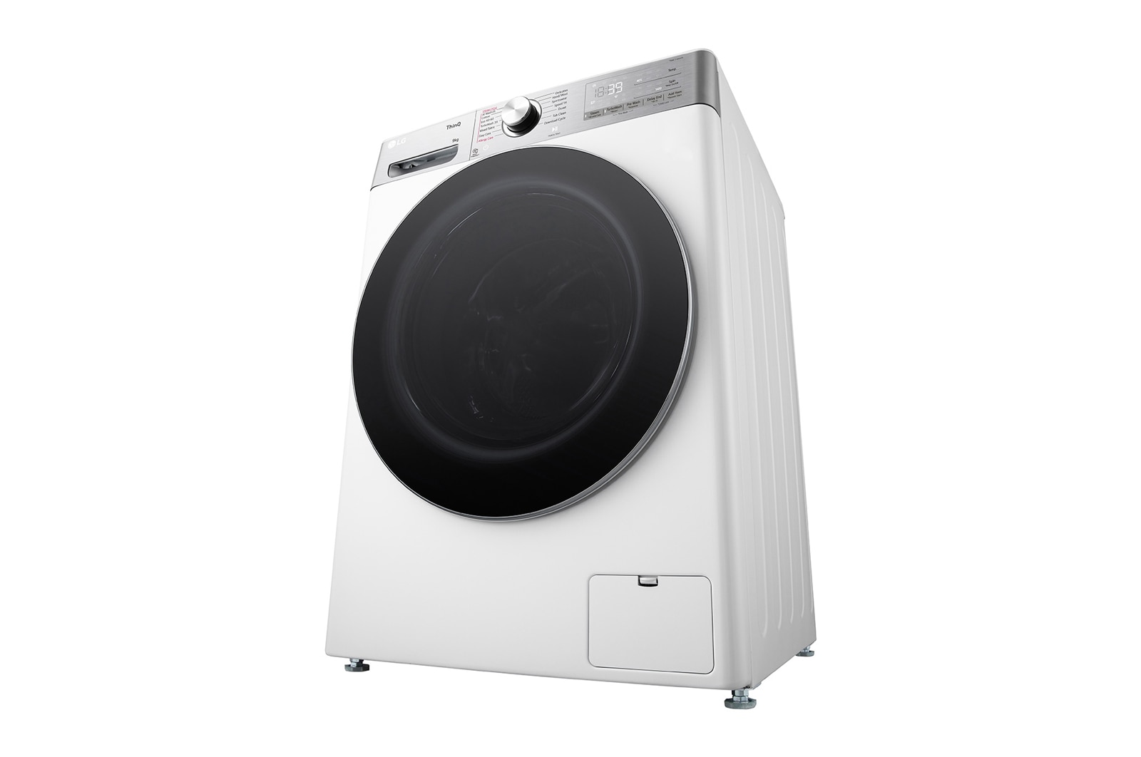 LG F4WR909P3W Elöltöltős mosógép – 9 kg, 1400 ford./perc, A Energiaosztály, TurboWash360, AI DD, Steam, LG ThinQ WiFi funkcióval