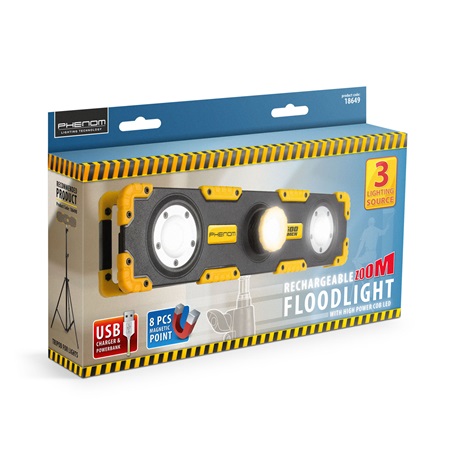 Phenom 18649 LED Akkumulátoros reflektor 