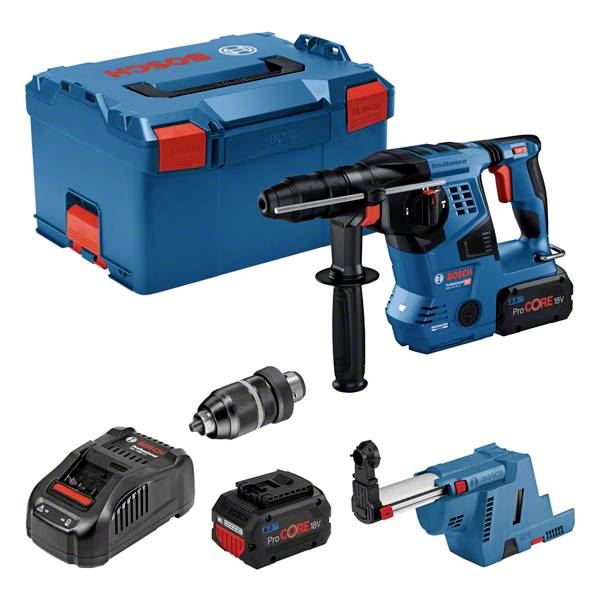 Bosch Professional GBH 18V-28 CF akkus fúrókalapács 2db 8.0Ah-s akkuval (0611921003) Bosch Professional GBH 18V-28 CF akkus fúrókalapács 2db 8.0Ah-s akkuval (0611921003)