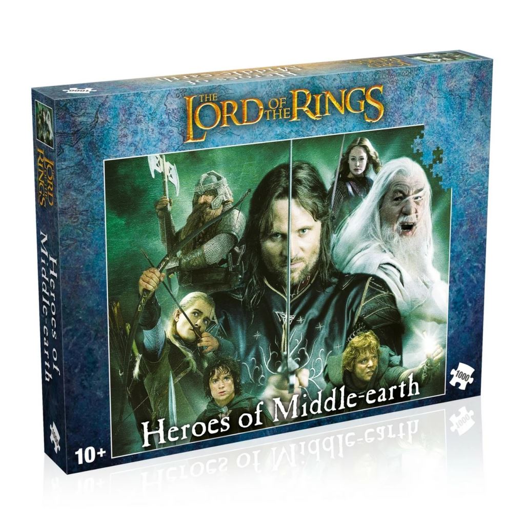 Paladone Lord of The Rings Heroes of Middle-earth puzzle 1000db-os