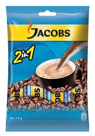 Jacobs 2in1 instant kávé stick 10x14g (7040564/46126200)