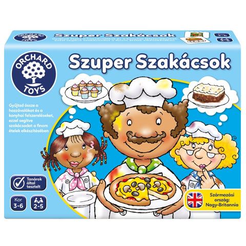Orchard Toys Szuper szakácsok társasjáték (HU017) Orchard Toys Szuper szakácsok társasjáték (HU017)