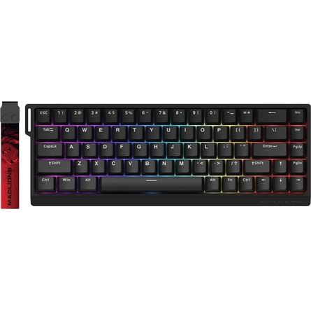FGG MAD 68 HE RGB USB  gaming magnetic amber axis pro mechanikus billentyűzet Fekete ENG