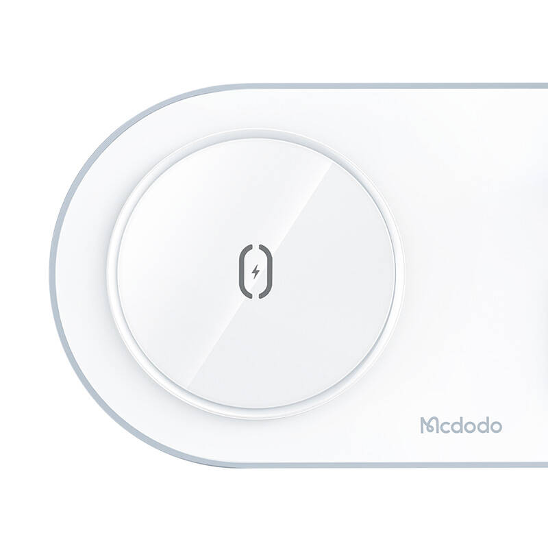 Wireless Charger Mcdodo CH-7060 3 in 1 15W (mobile/TWS/Apple watch) (white) Wireless Charger Mcdodo CH-7060 3 in 1 15W (mobile/TWS/Apple watch) (white)
