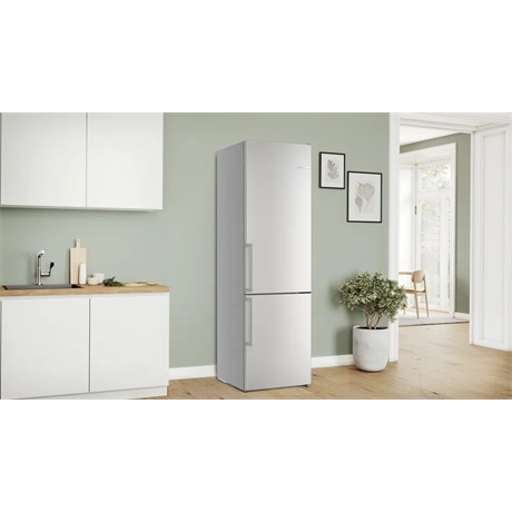 Bosch KGN39AIAU Alulfagyasztós hűtőszekrény, A energiaosztály, Inox