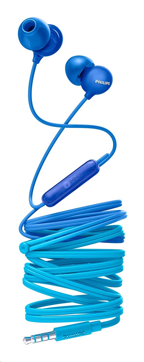Philips Upbeat InEar fülhallgató mikrofonnal kék  (SHE2405BL/00)