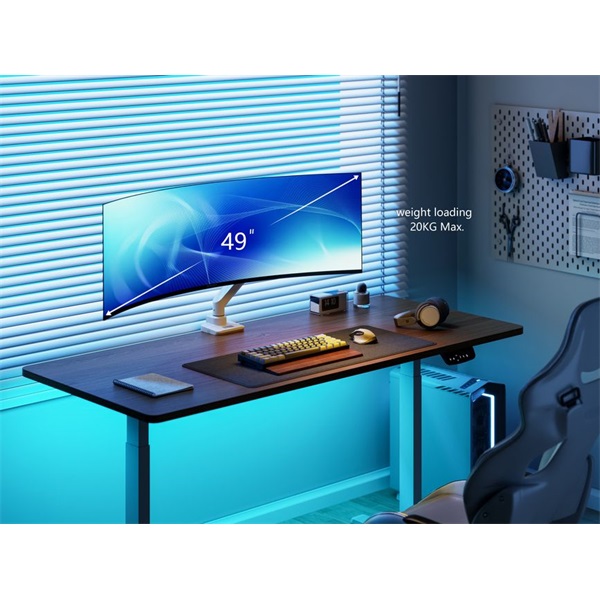 Equip  650181  17"-49" dönthető forgatható Monitor Asztali konzol fehér 