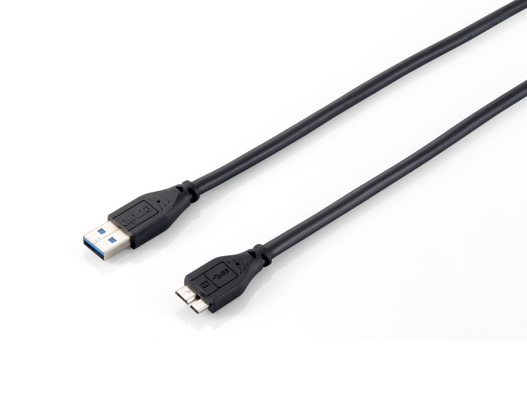 Equip 128397 USB 3.0 Standard-A male to USB 3.0 Micro B kábel 2m Equip 128397 USB 3.0 Standard-A male to USB 3.0 Micro B kábel 2m