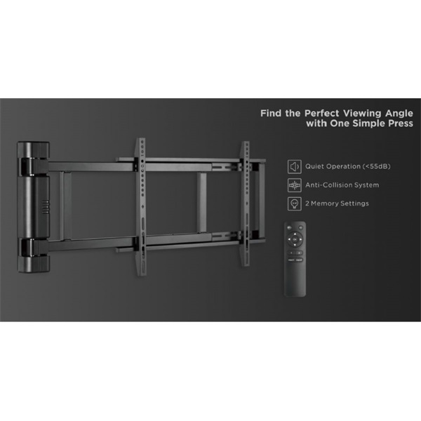 Equip  650336 32"-75" motoros TV Fali konzol Fekete