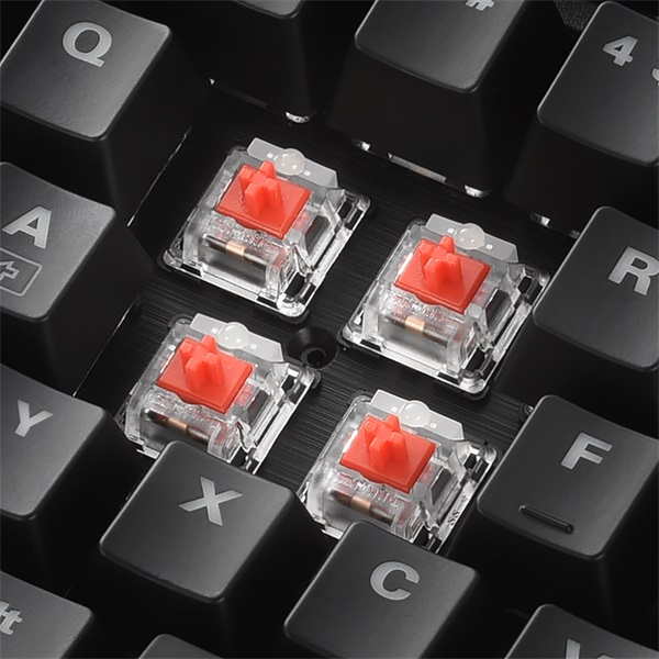 Sharkoon Billentyűzet Mechanikus SKILLER SGK30 Red RGB LED Fekete Angol 
